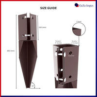 Swift Clamp Repair Spur 75x75mm Powder Coated