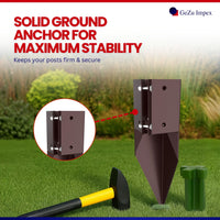 Swift Clamp Repair Spur 75x75mm Powder Coated