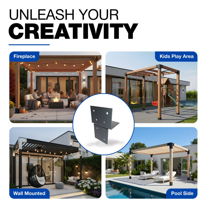 T-Piece Pergola Bracket | Post Connectors
