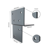 Conector en T Madera 