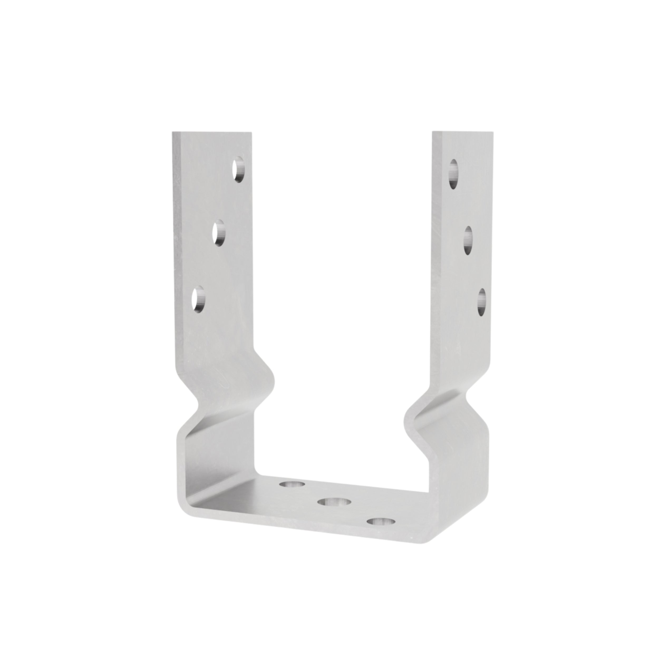 U post support bracket with bend