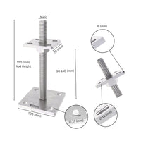 Soporte regulable para poste