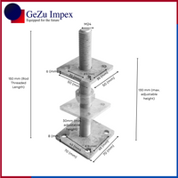 M24,Height upto 150 mm & Bigger Base Plate / Hot Dip Galvanised