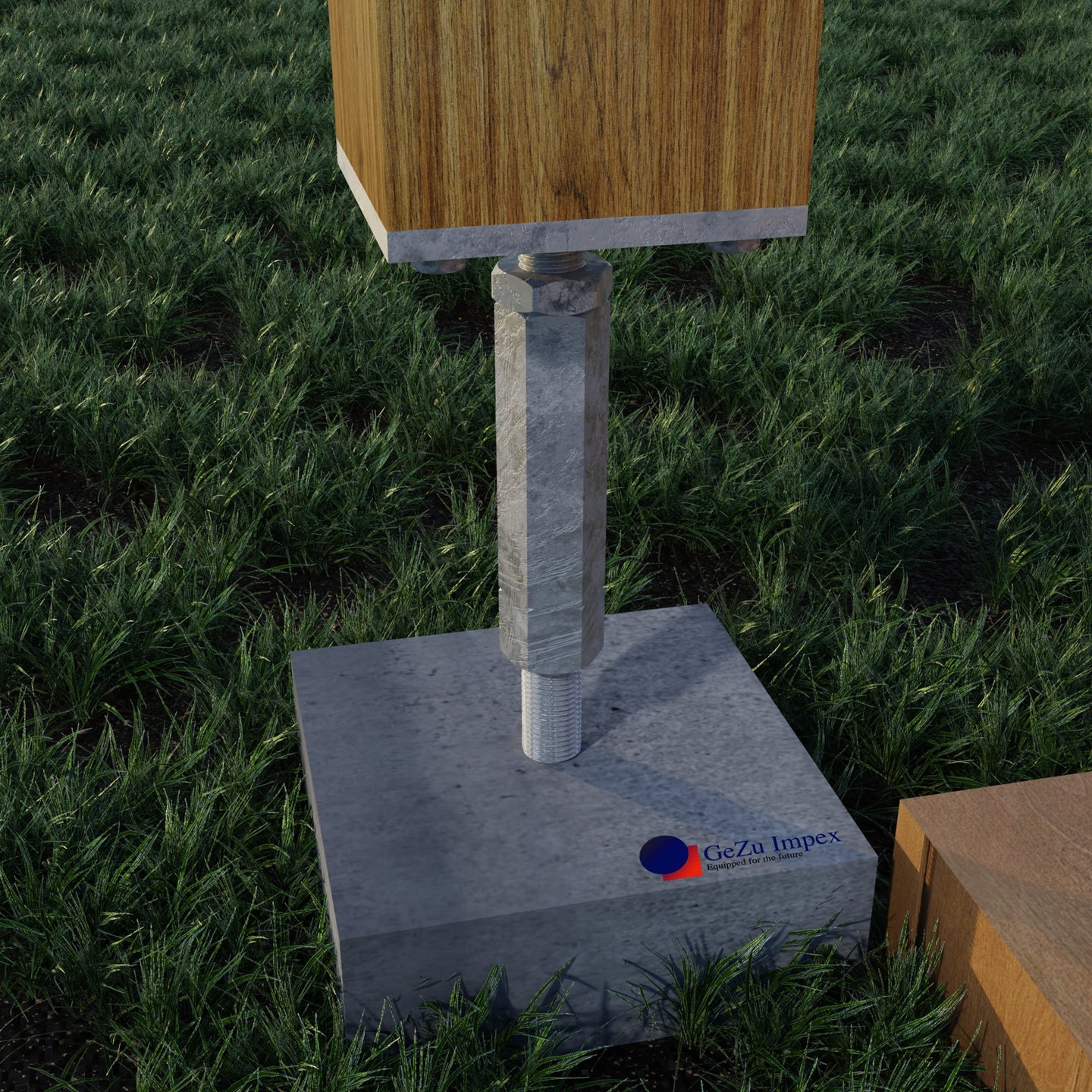 Soporte de poste ajustable