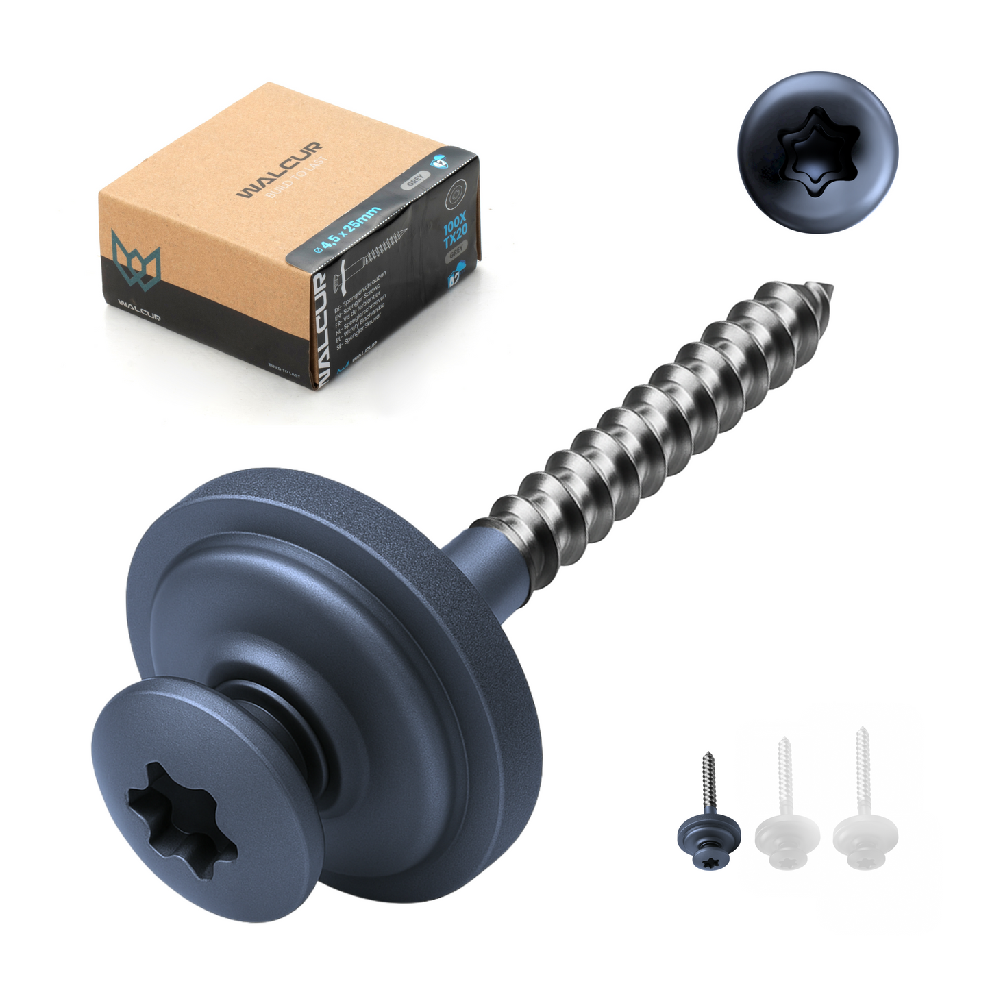 Spengler Screws Stainless Steel 100 Pcs