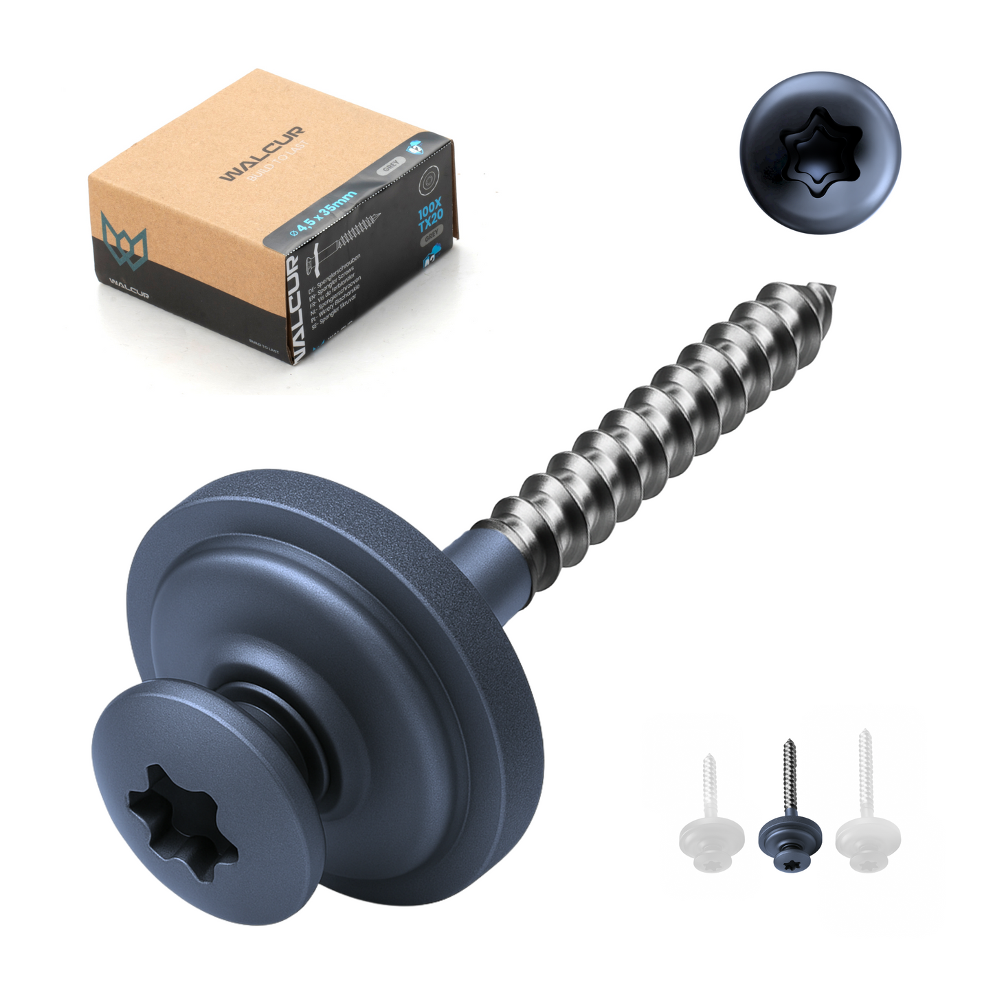 Spengler Screws Stainless Steel 100 Pcs