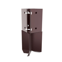Swift Clamp Concrete In Post Support 75x75mm Powder Coated