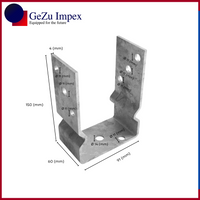 91 x 150 x 60 x 4 mm / Hot Dip Galvanised