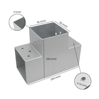 Connettore a T per pali