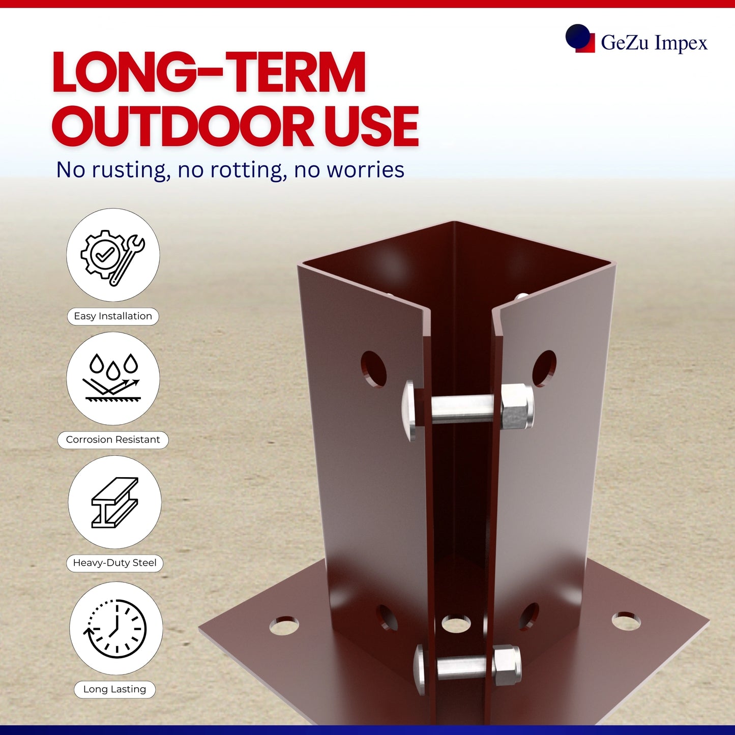 Swift Clamp Bolt Down Post Support