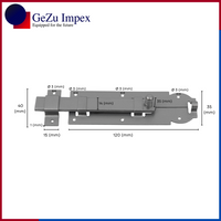 Slide bolt latch