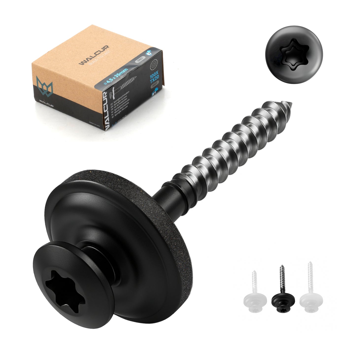 Spengler Screws ø4.5 x 45 mm Stainless Steel 100 Pcs
