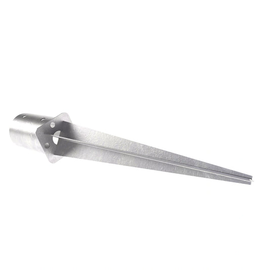 Round post spike support