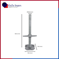 800 x 38 mm / Electroplated
