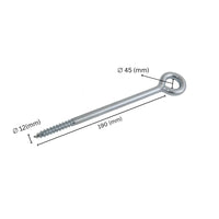 Tornillos de ojo para andamios