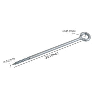 Tornillos de ojo para andamios