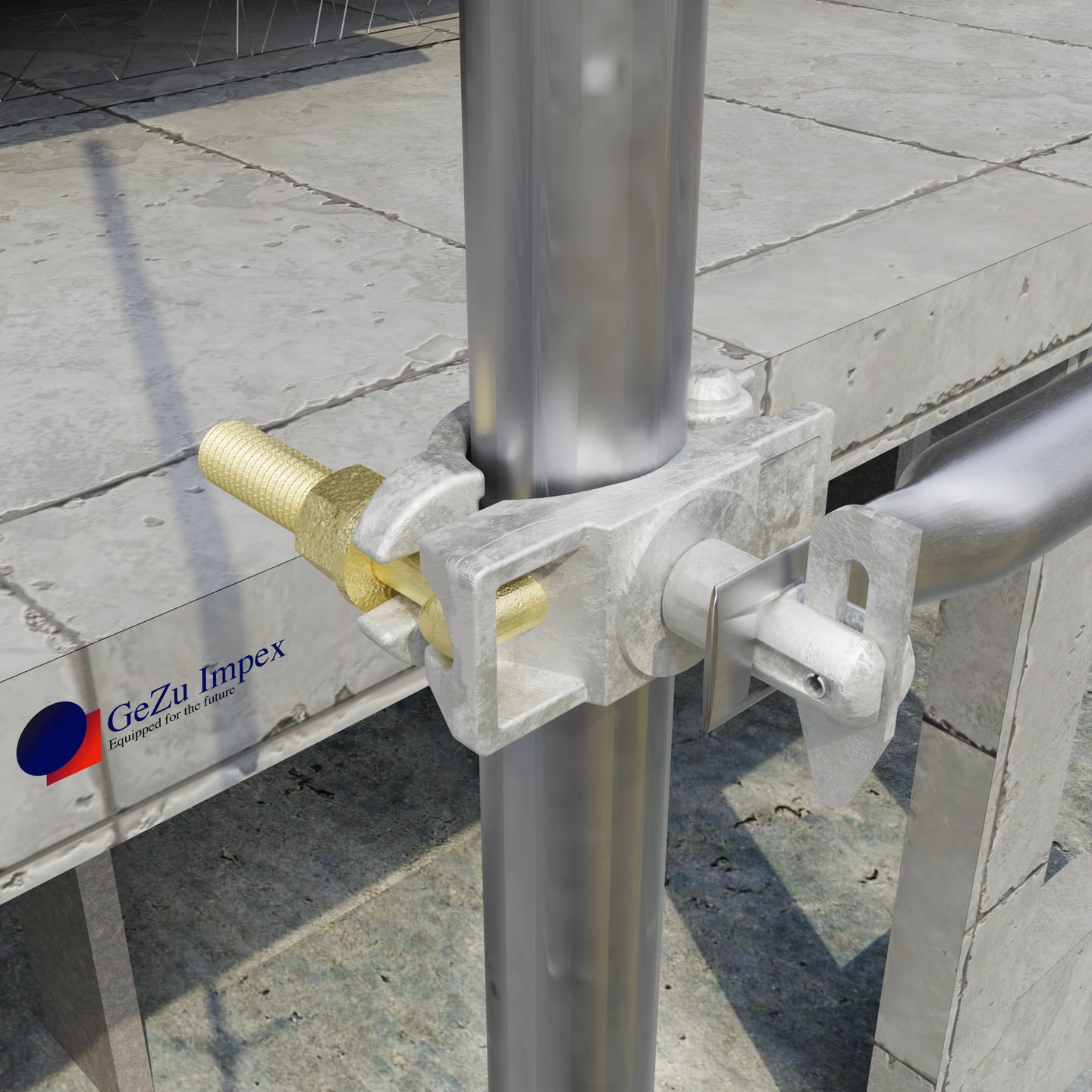 colliers de serrage brides d'échafaudage  Accouplement coupleurs forgés simples Serre joint pour tuyau acier construction tubes Boulons à anneau à œil à tige à vis fermée robuste