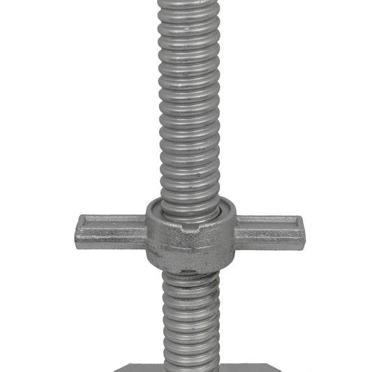 Scaffolding swivel adjustable levelling base jack