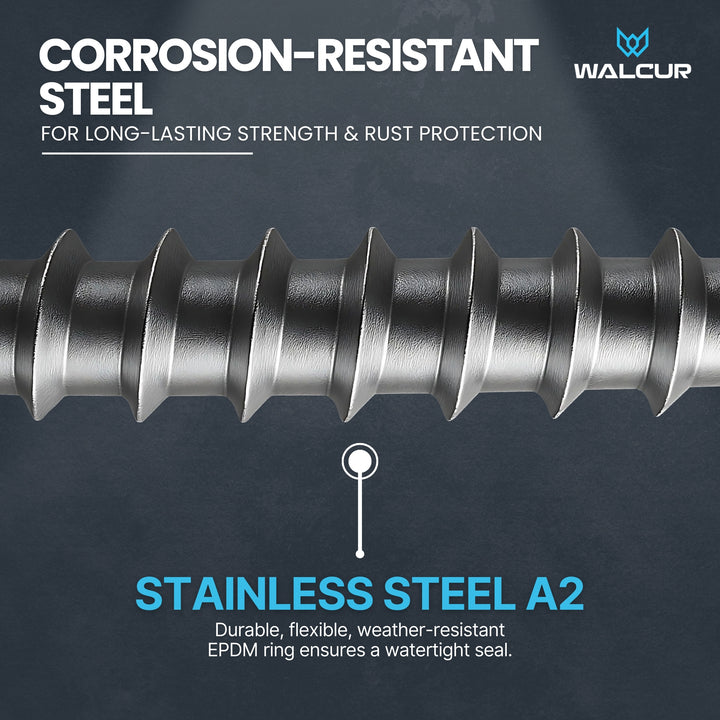 Self threading pitch screw