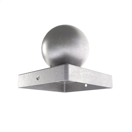 Square post cap ball