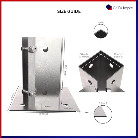Swift Clamp Bolt Down Post Support