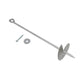 fence post holder bolt down support 100 mm brackets base supports 75 mm round posts Square Bracket Deck Post Bases Wood deck pergola pavilion shoe Round