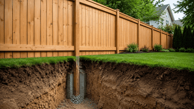 How Deep Should a Fence Post Be Set? The Accurate Answer