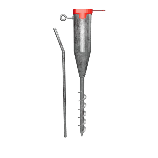 Parasol Ground Spike for Rotary Washing Line Screw-in Sleeve