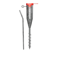 Parasol Ground Spike for Rotary Washing Line Screw-in Sleeve