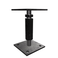 post support adjustable elevated base Bolt Down height adjust holder