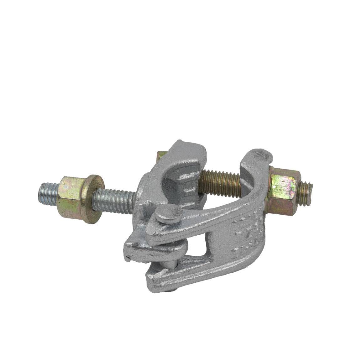 Screw on scaffolding coupler clamp