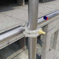 colliers de serrage brides d'échafaudage  Accouplement coupleurs forgés simples Serre joint pour tuyau acier construction tubes Boulons à anneau à œil à tige à vis fermée robuste