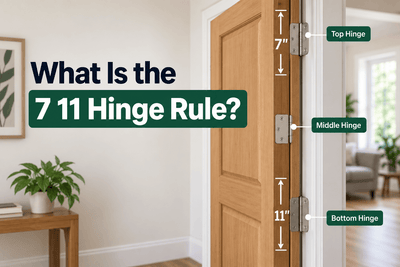 What is the 7-11 Hinge Rule: Door Hinge Placement Guide